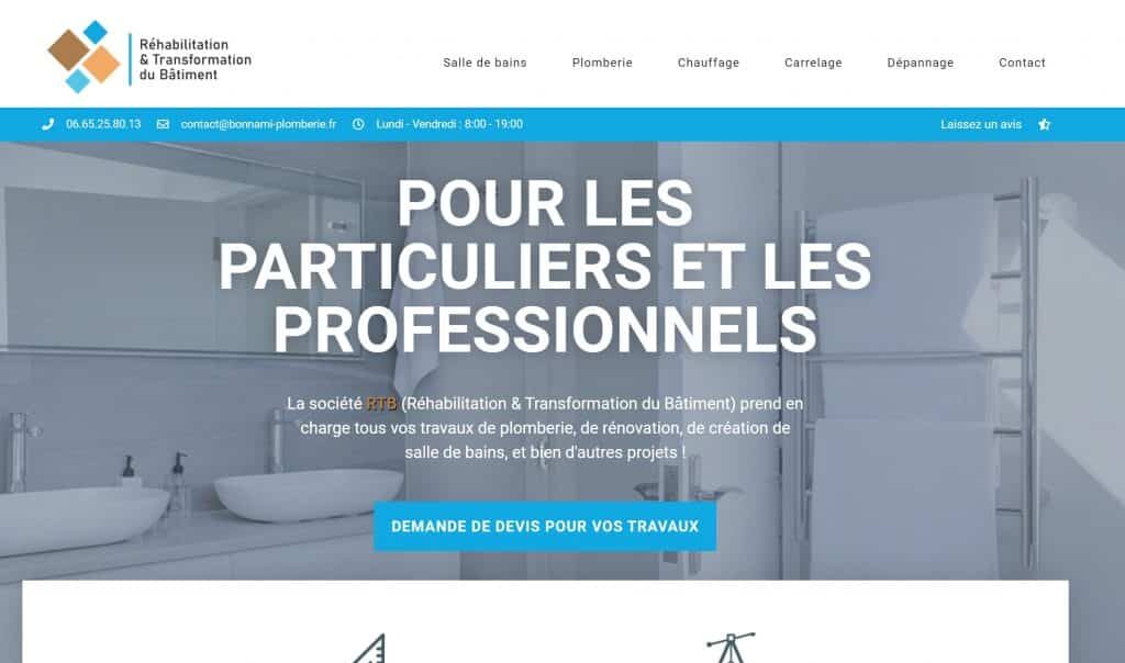 Site web de Guillaume Bonnami (RTB)
