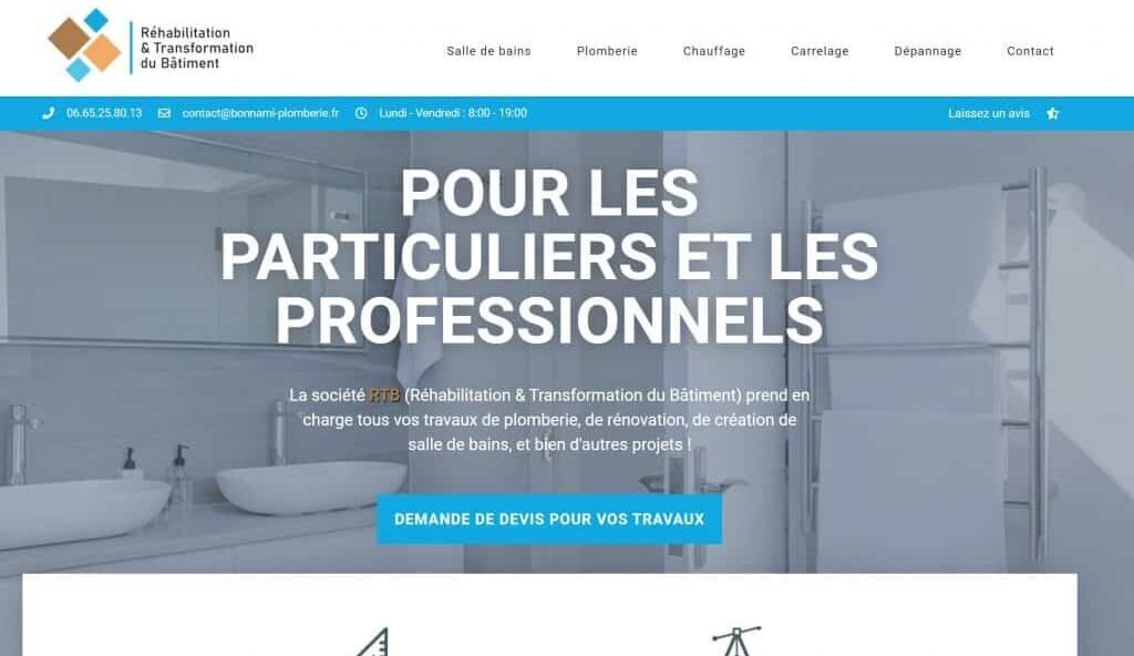 Site web de Guillaume Bonnami (RTB)