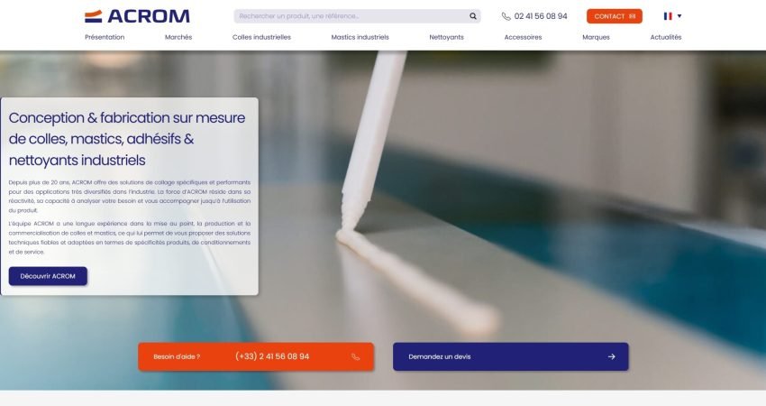 acrom réécriture du contenu