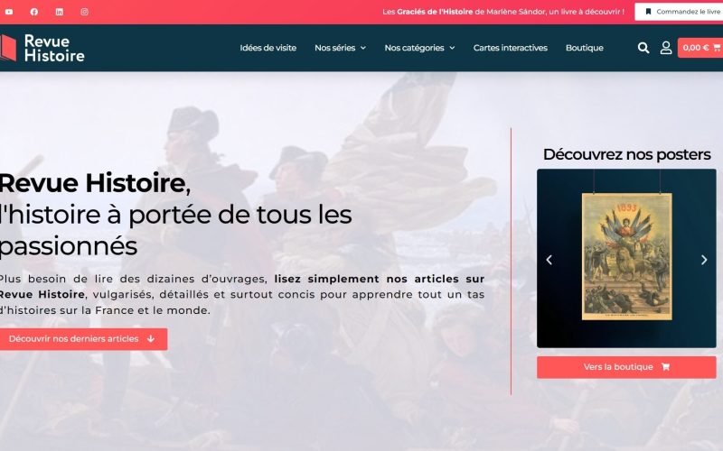 capture d'écran de Revue Histoire le 30 septembre 2024
